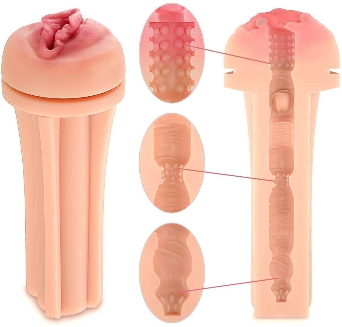Tracy's Dog - Male Masturbators Cup (Black) Masturbator Vagina (Non Vibration) 6972725980063 CherryAffairs