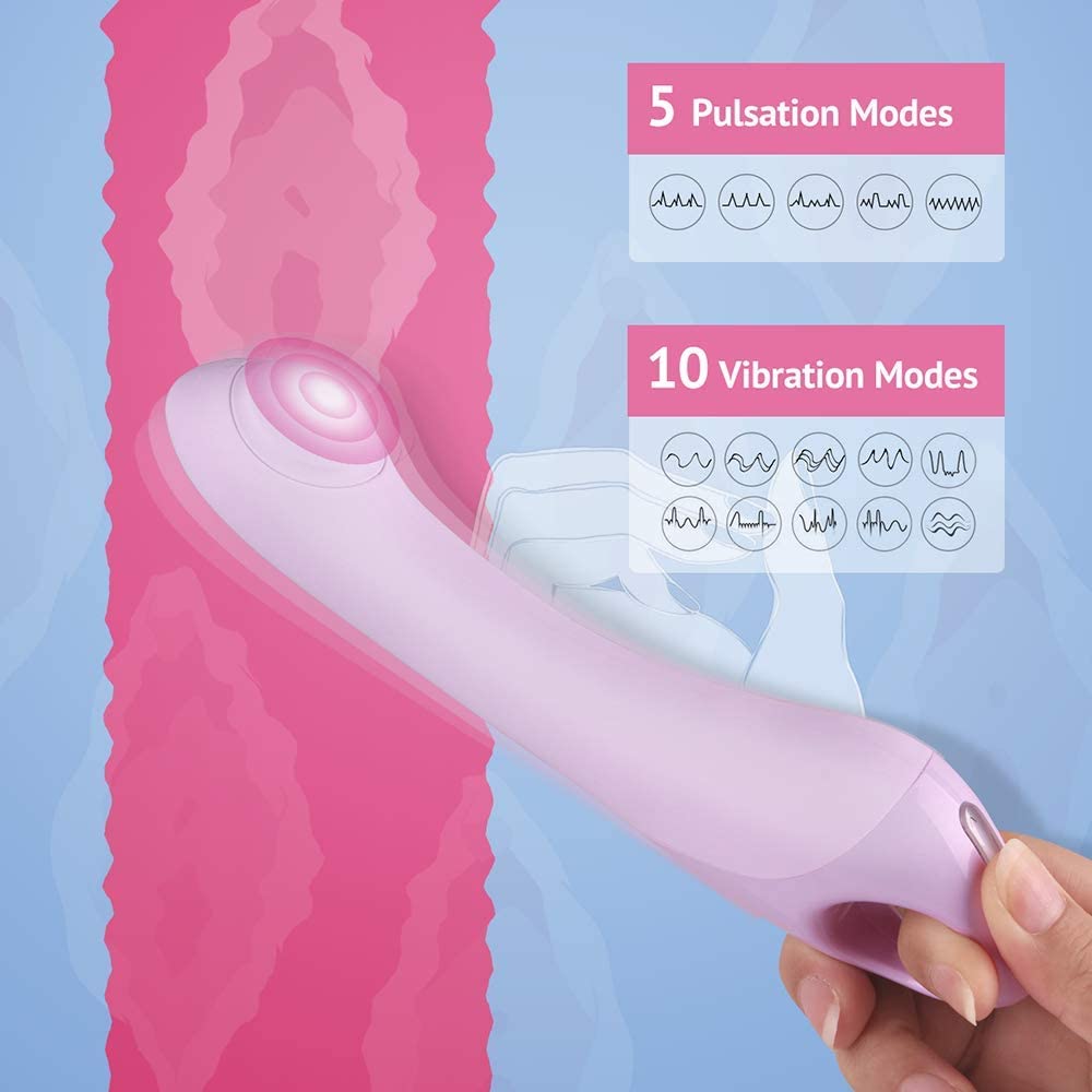 Tracy's Dog - Rechargeable G Spot Vibrator Pulsator (Purple) G Spot Dildo (Vibration) Rechargeable 293492891 CherryAffairs
