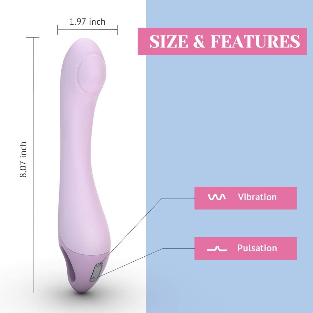 Tracy's Dog - Rechargeable G Spot Vibrator Pulsator (Purple) G Spot Dildo (Vibration) Rechargeable 293492891 CherryAffairs