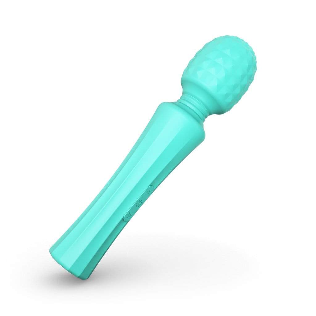 Tracy's Dog - Seaquake Silicone Bumps Wand Massager (Blue) Wand Massagers (Vibration) Rechargeable 6972725981022 CherryAffairs