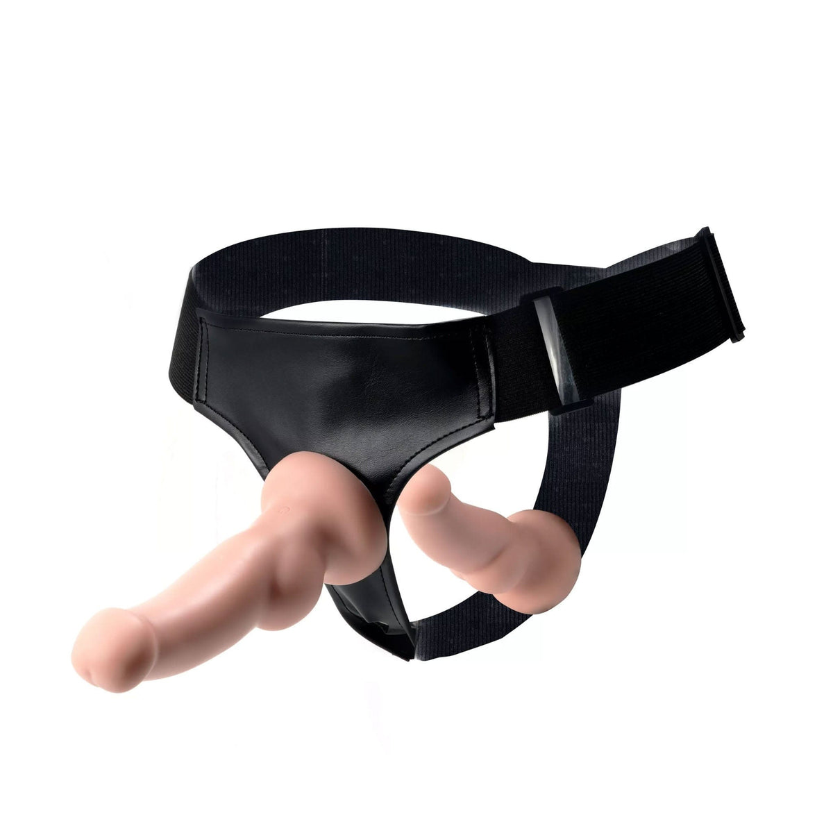 Tracy&#39;s Dog - Dual Strap On Harness with Detachable Vibrating Dildo (Beige) TRD1037 CherryAffairs