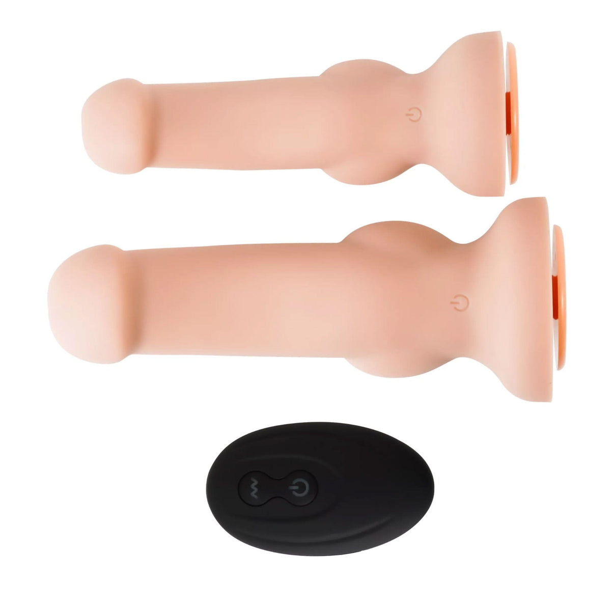 Tracy's Dog - Dual Strap On Harness with Detachable Vibrating Dildo (Beige) TRD1037 CherryAffairs