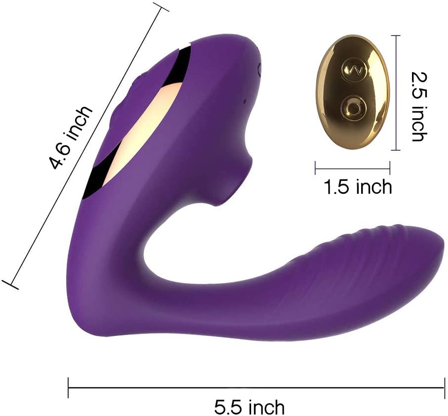Tracy's Dog - Clitoral Air Stimulator Sucking Vibrator with Remote OG -  Durio Asia