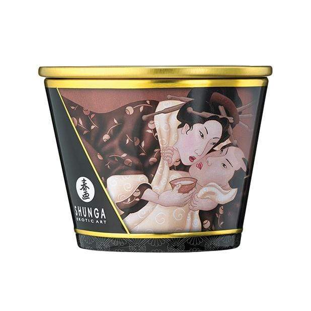 Shunga - Erotic Art Massage Candle Excitation Intoxicating Chocolate 5.7oz Massage Candle 269243126 CherryAffairs