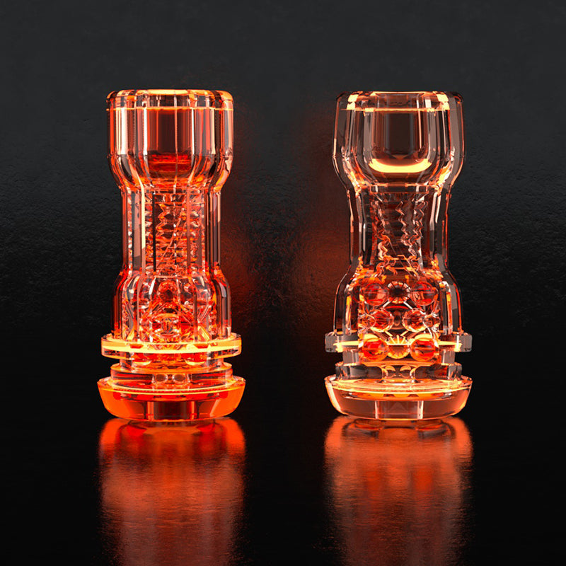 Galaku - Little Cannon Rotating Suck Vibrating App-Controlled Masturbator (Black) - Black - Masturbator Soft Stroker