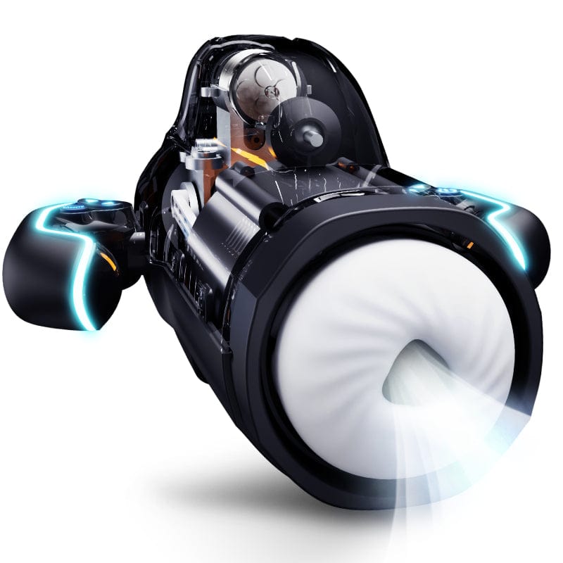 Leten - Bermuda Storm Automatic Thursting Sucking Heating Masturbator (Black) LET1035 CherryAffairs