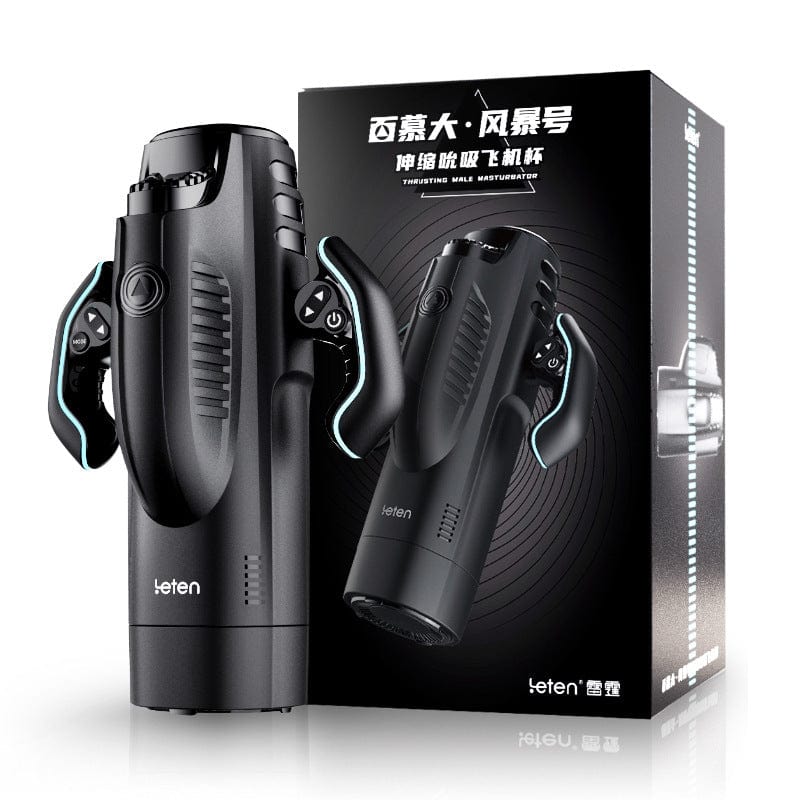 Leten - Bermuda Storm Automatic Thursting Sucking Heating Masturbator (Black) LET1035 CherryAffairs