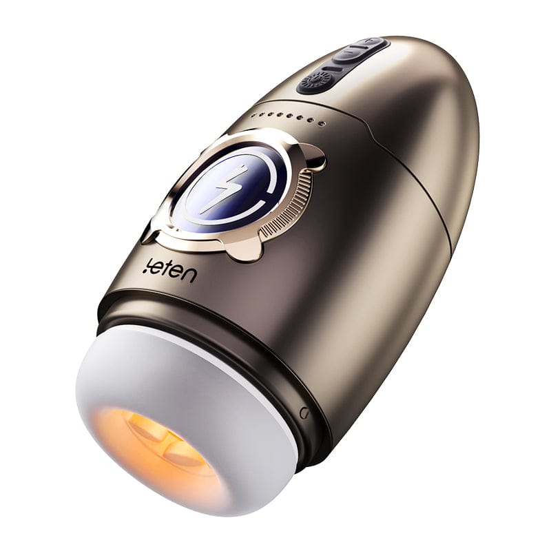 Leten - Space Time Cabin Mini Automatic Rotating Masturbator (Gold) LET1037 CherryAffairs