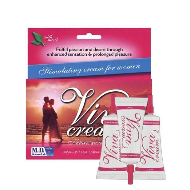 MD Science - Viva Stimulating Cream Box of 3 Arousal Gel 699439004026 CherryAffairs