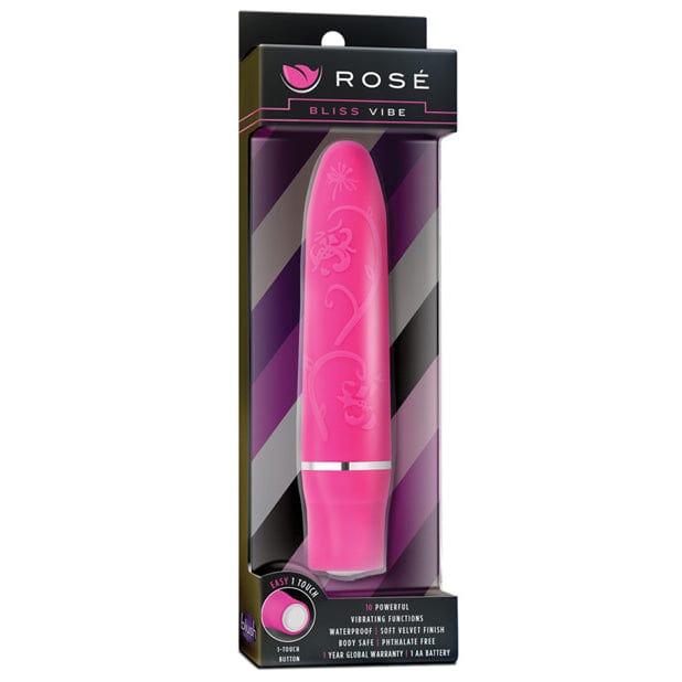 Blush Novelties - Rose Bliss Vibe Bullet Vibrator (Pink) Bullet (Vibration) Non Rechargeable 622626909 CherryAffairs