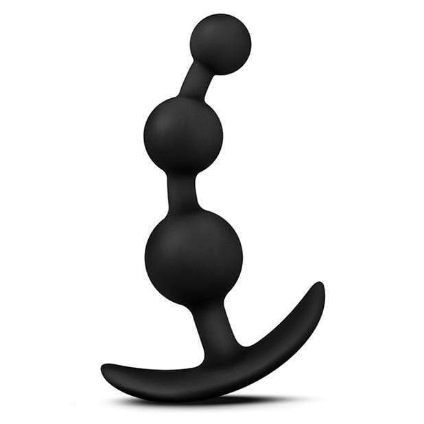 Blush Novelties - Luxe Be Me 3 Silicone Anal Beads (Black) Anal Beads (Non Vibration) 702730697948 CherryAffairs