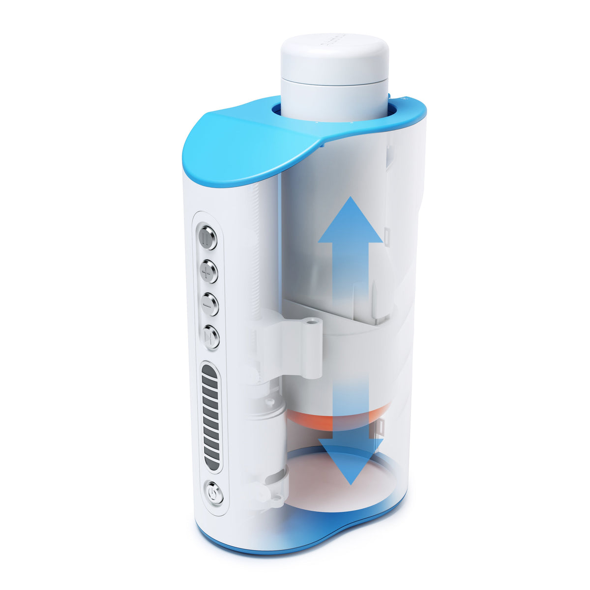 Autoblow - AI Ultra Machine Hands Free Masturbator (White) - White - Masturbator (Hands Free) AC Powered