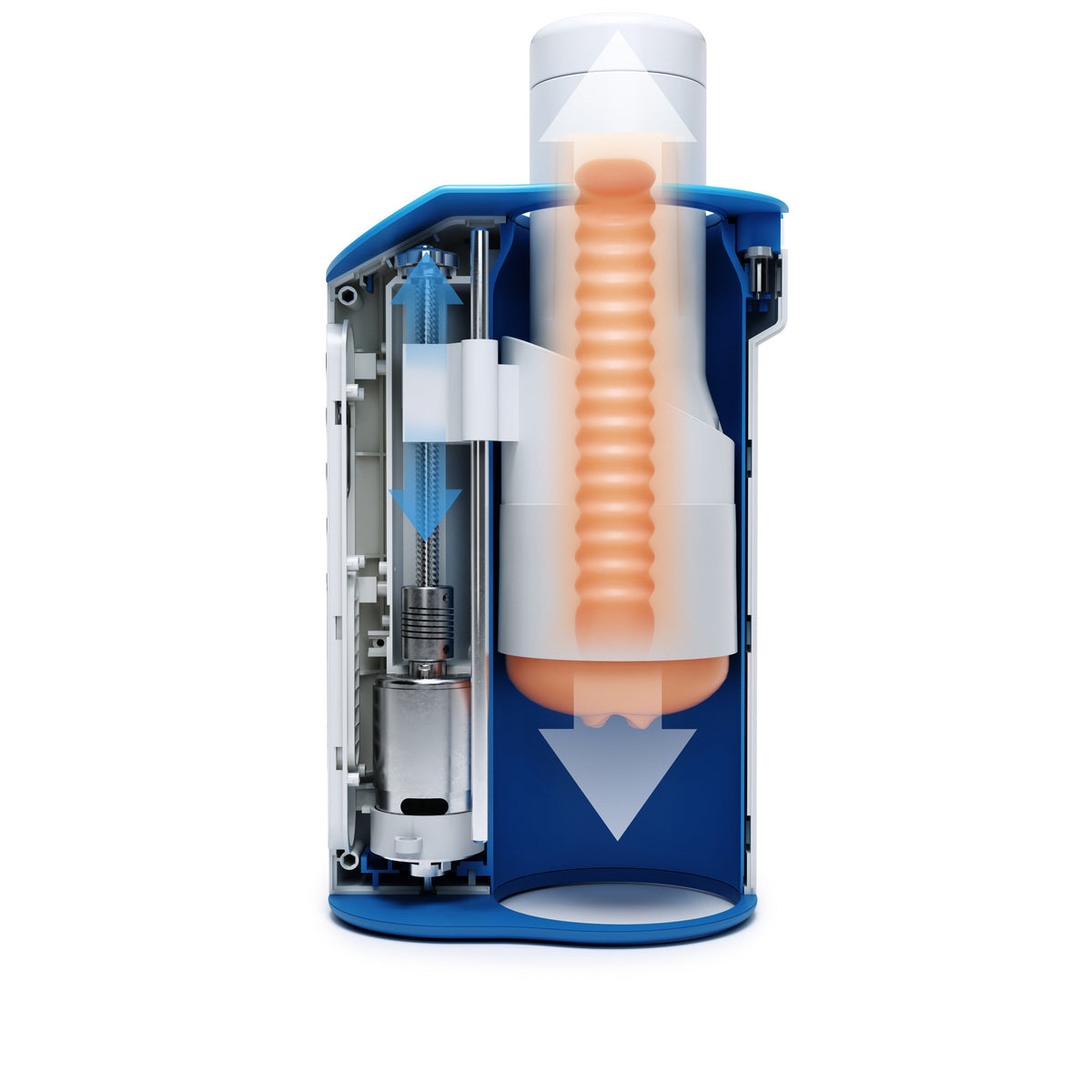 Autoblow - AI Ultra Machine Hands Free Masturbator (White) - White - Masturbator (Hands Free) AC Powered