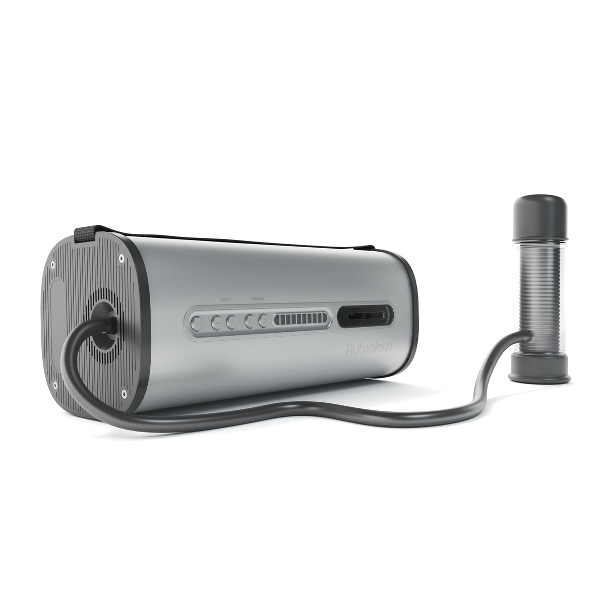 Autoblow - Vacuglide by Autoblow: Suction-Aided Milking Machine (Silver) - Silver - Masturbator (Hands Free) AC Powered