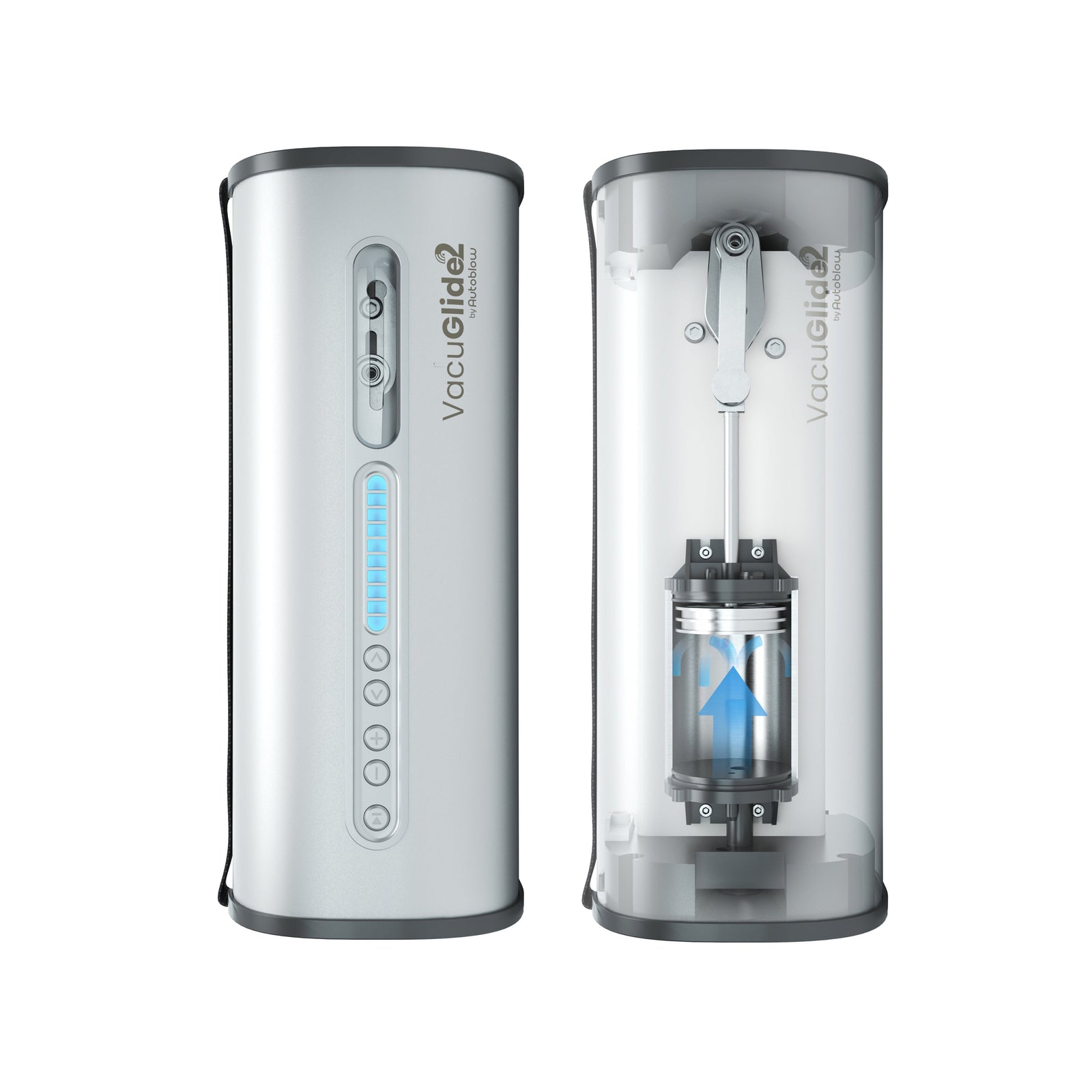 Autoblow - Vacuglide 2 by Autoblow: Suction-Aided Milking Machine (Silver)