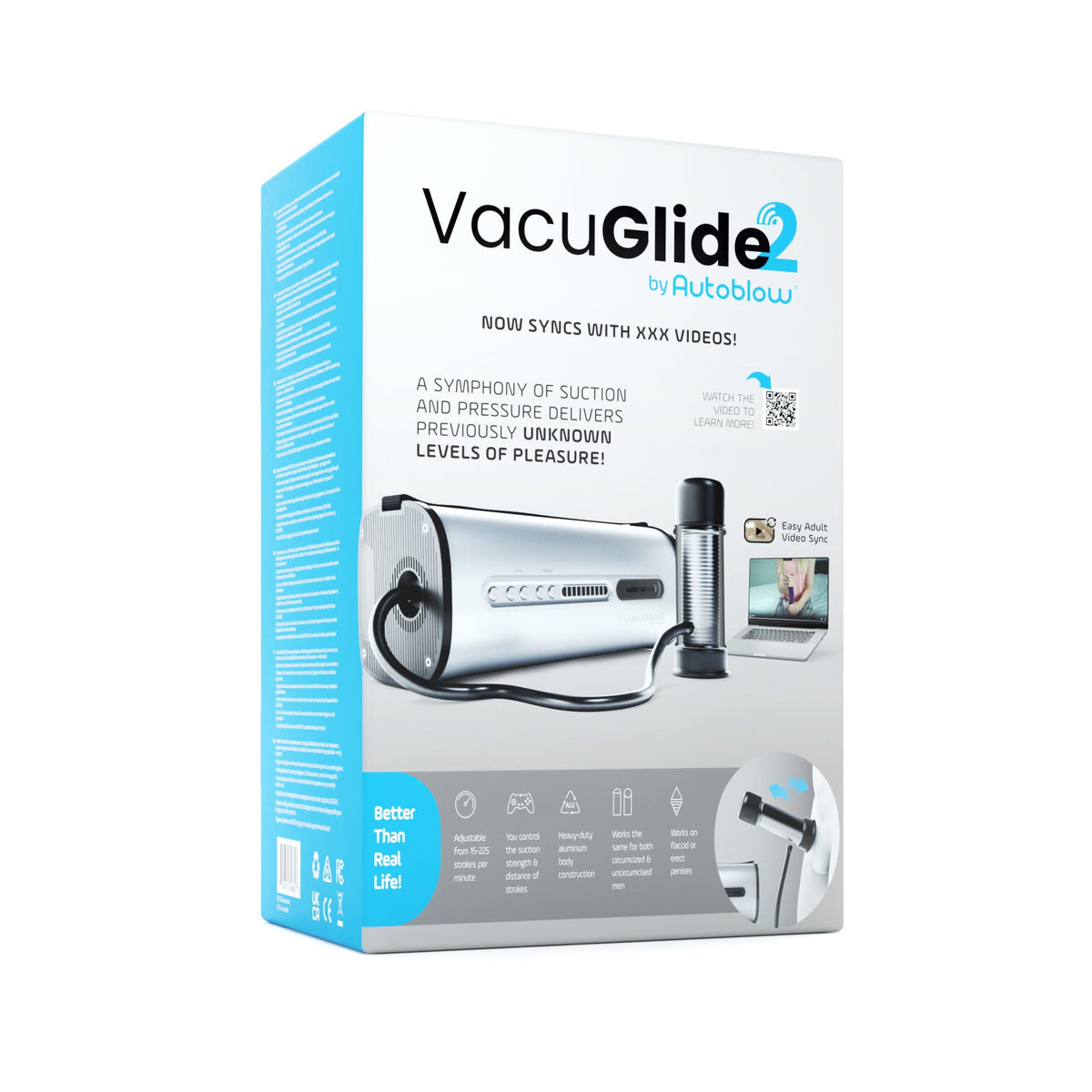 Autoblow - Vacuglide 2 by Autoblow: Suction-Aided Milking Machine (Silver)