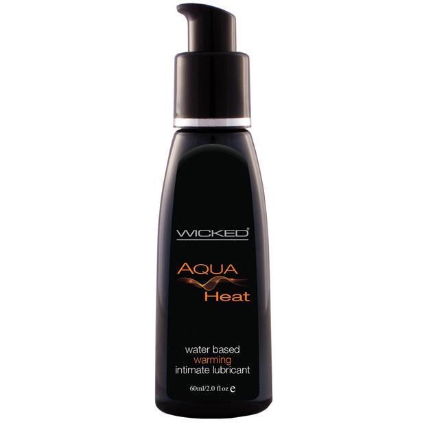 Wicked - Aqua Heat Waterbased Warming Lubricant 2oz Warming Lube - CherryAffairs Singapore