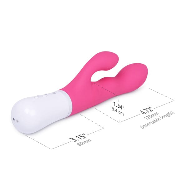 Lovense - Nora App-Controlled Rotating Rabbit Vibrator (Pink) Rabbit Dildo (Vibration) Rechargeable 714449810723 CherryAffairs