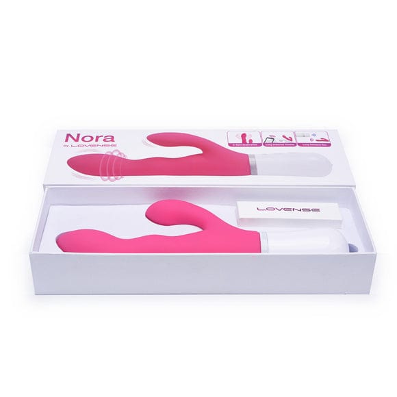 Lovense - Nora App-Controlled Rotating Rabbit Vibrator (Pink) Rabbit Dildo (Vibration) Rechargeable 714449810723 CherryAffairs