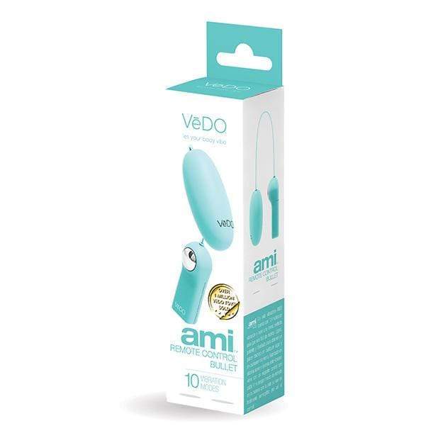 VeDO - Ami Remote Control Bullet Vibrator (Tease Me Turquoise) Wired Remote Control Egg (Vibration) Rechargeable 716053727527 CherryAffairs