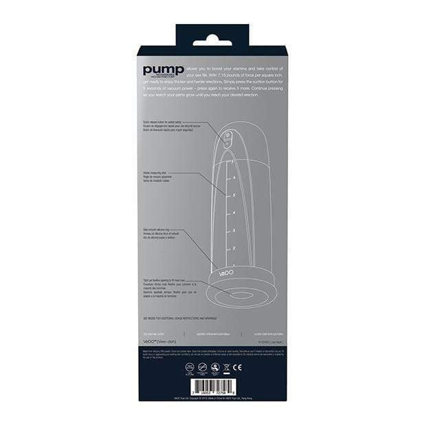 VeDO - Pump Rechargeable Vacuum Penis Pump (Just Black) Penis Pump (Vibration) Rechargeable 716053727589 CherryAffairs