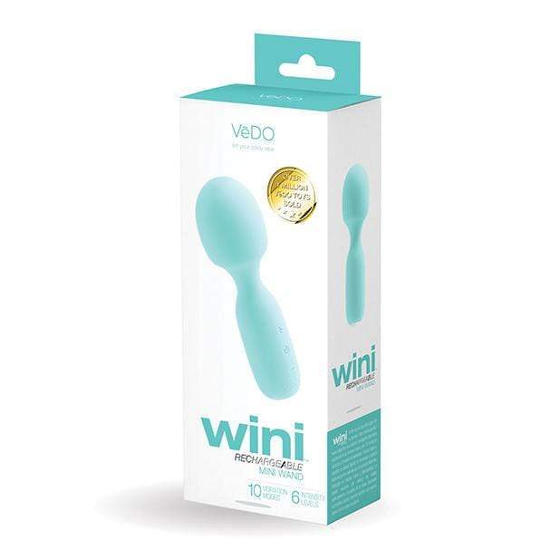 VeDO - Wini Rechargeable Mini Wand Massager (Tease Me Turquoise) Mini Wand Massagers (Vibration) Rechargeable 716053727909 CherryAffairs