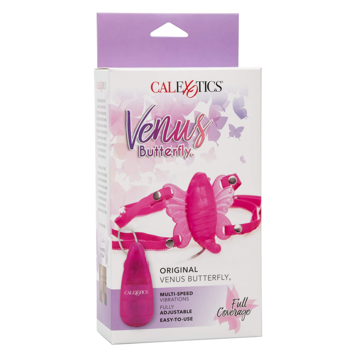 California Exotics - Venus Butterfly Original Remote Clit Massager (Pink) Clit Massager (Vibration) Non Rechargeable 716770002853 CherryAffairs