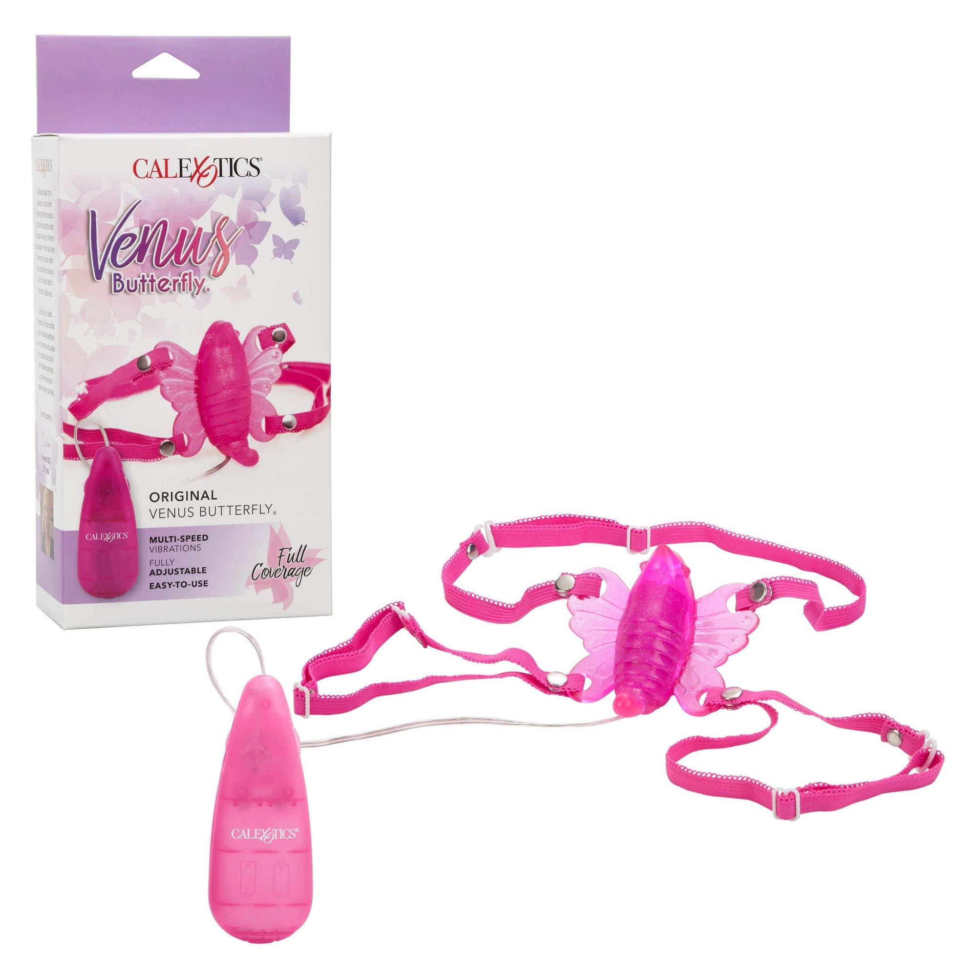California Exotics - Venus Butterfly Original Remote Clit Massager (Pink) Clit Massager (Vibration) Non Rechargeable 716770002853 CherryAffairs