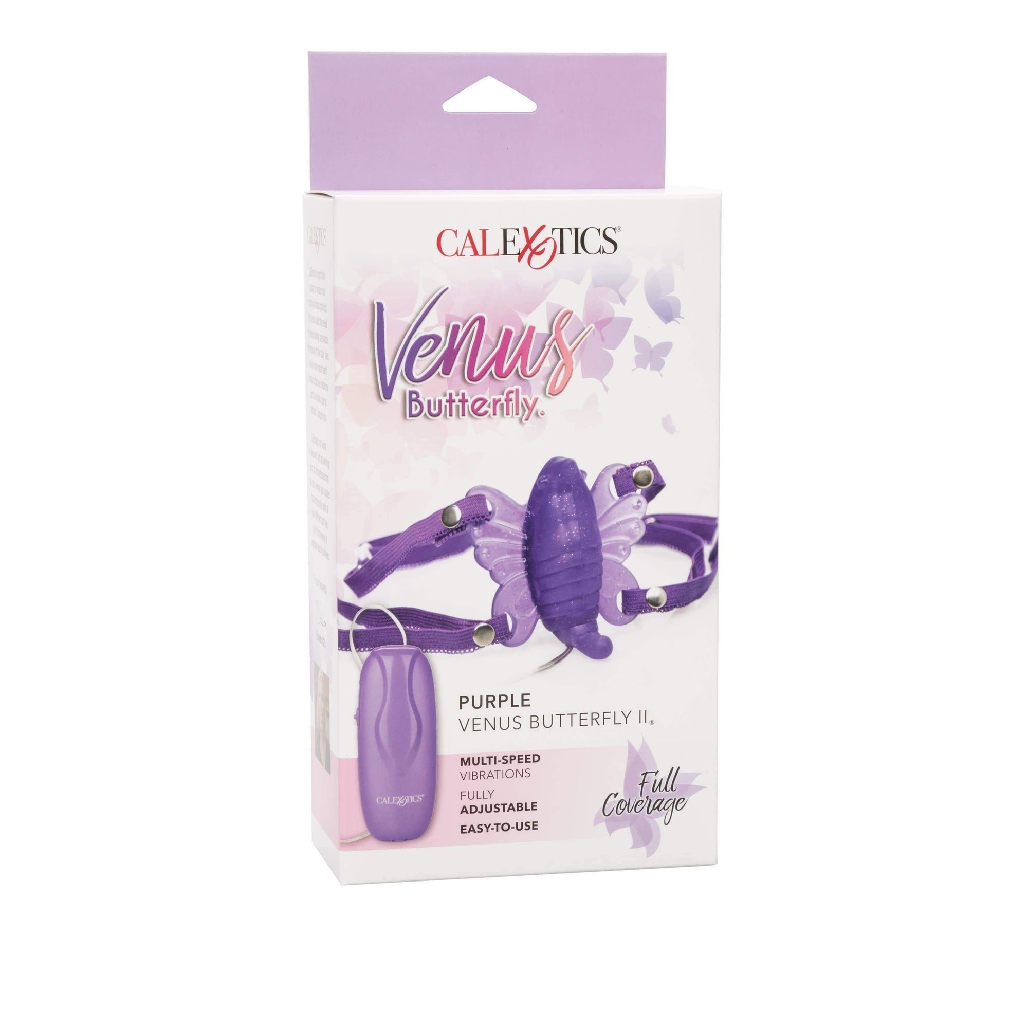 California Exotics - Venus Butterfly 2 Remote Clit Massager (Purple) Clit Massager (Vibration) Non Rechargeable 716770002860 CherryAffairs