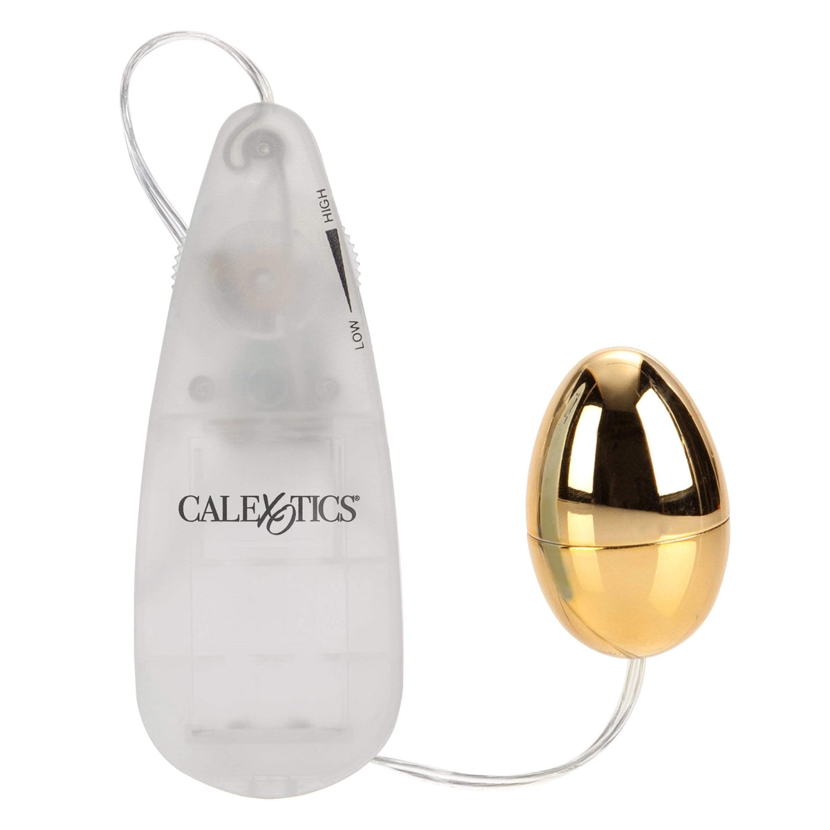 California Exotics - Pocket Exotics Vibrating Gold Egg Massager with Remote (Gold) Wired Remote Control Egg (Vibration) Non Rechargeable 716770003997 CherryAffairs