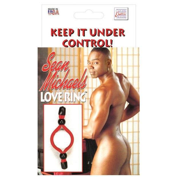 California Exotics - Sean Michael&#39;s Love Ring (Red) Rubber Cock Ring (Non Vibration) Durio Asia