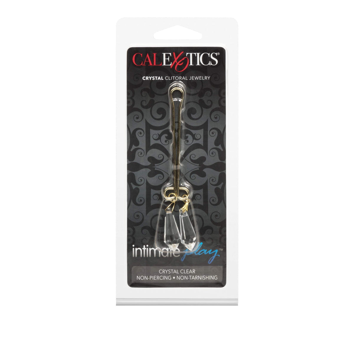 California Exotics - Intimate Play Crystal Clitoral Jewelry Clamp (Gold) Clitoral Clamps 716770009401 CherryAffairs