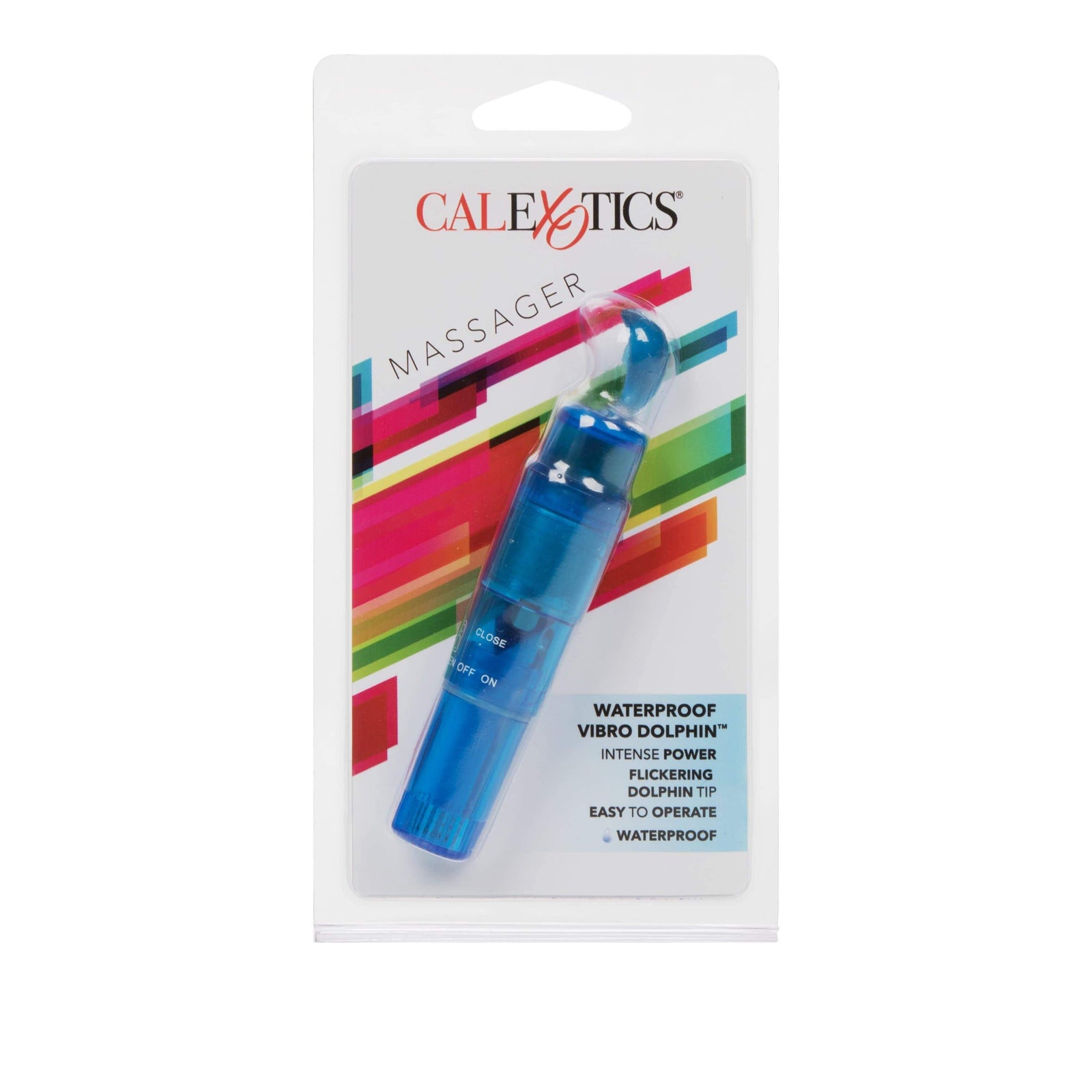 California Exotics - Waterproof Vibro Dolphin Clit Massager (Blue) Clit Massager (Vibration) Non Rechargeable 716770016638 CherryAffairs
