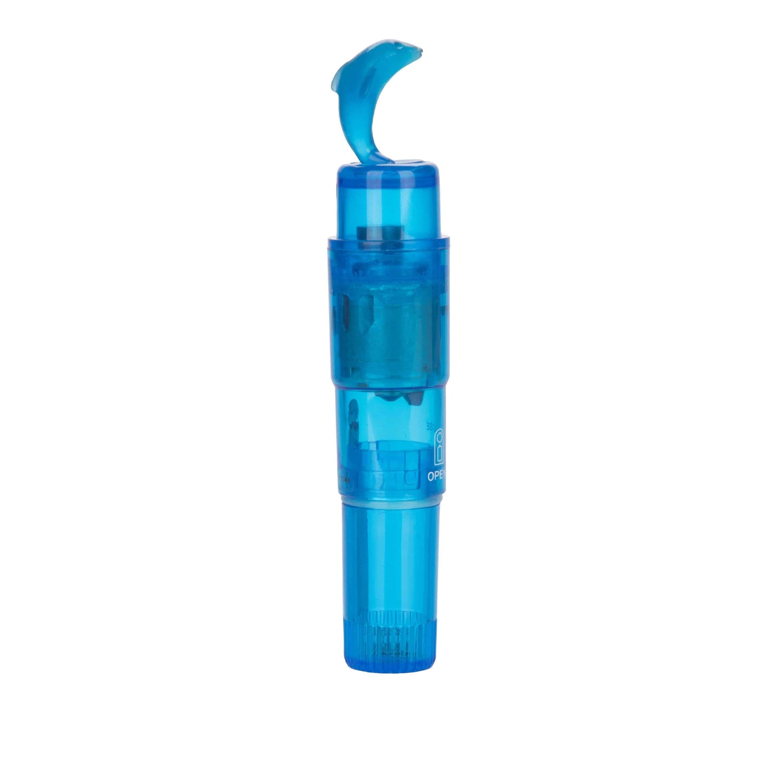 California Exotics - Waterproof Vibro Dolphin Clit Massager (Blue) Clit Massager (Vibration) Non Rechargeable 716770016638 CherryAffairs