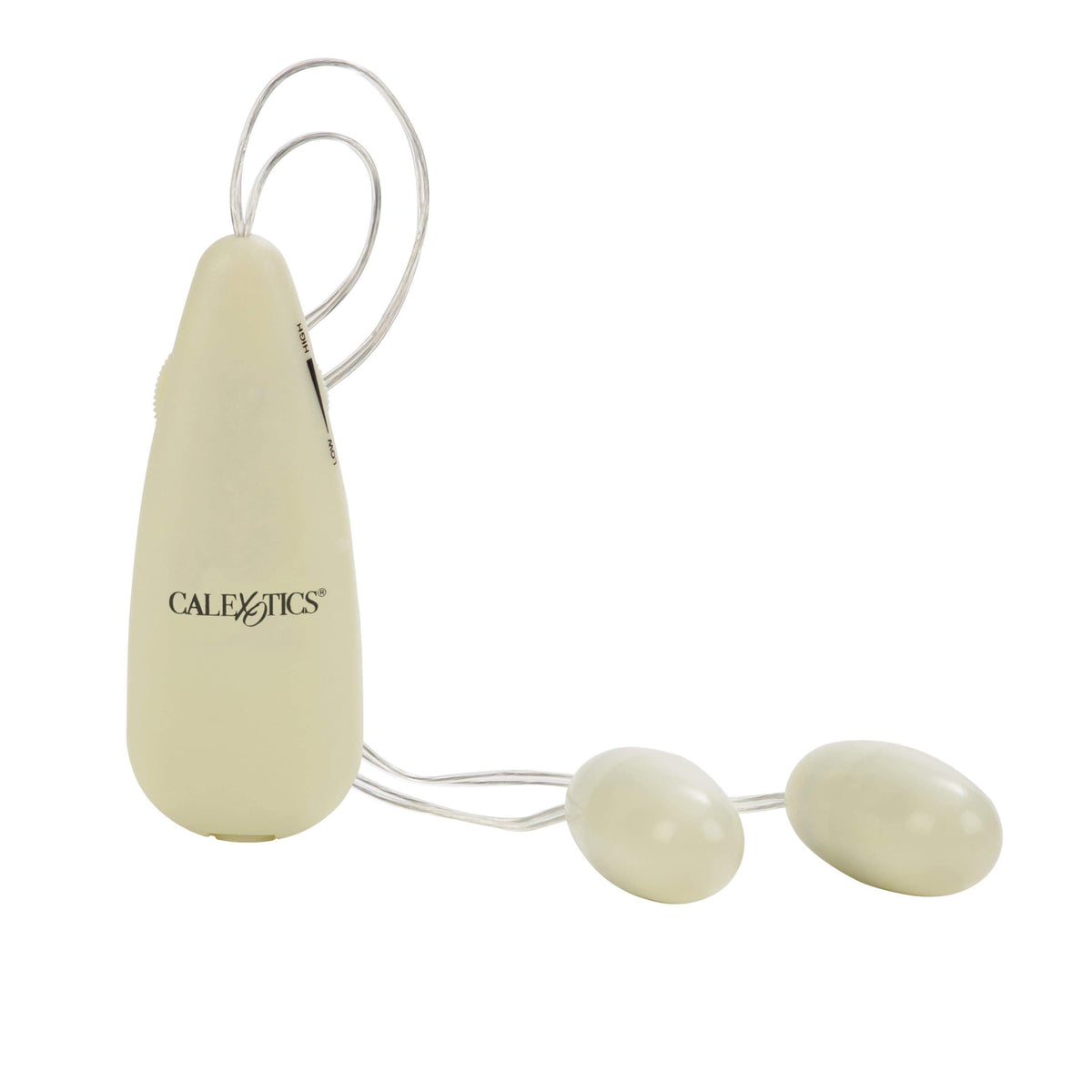 California Exotics - Pocket Exotics Glow In The Dark Double Bullets Vibrator (Green) Wired Remote Control Egg (Vibration) Non Rechargeable 716770018090 CherryAffairs