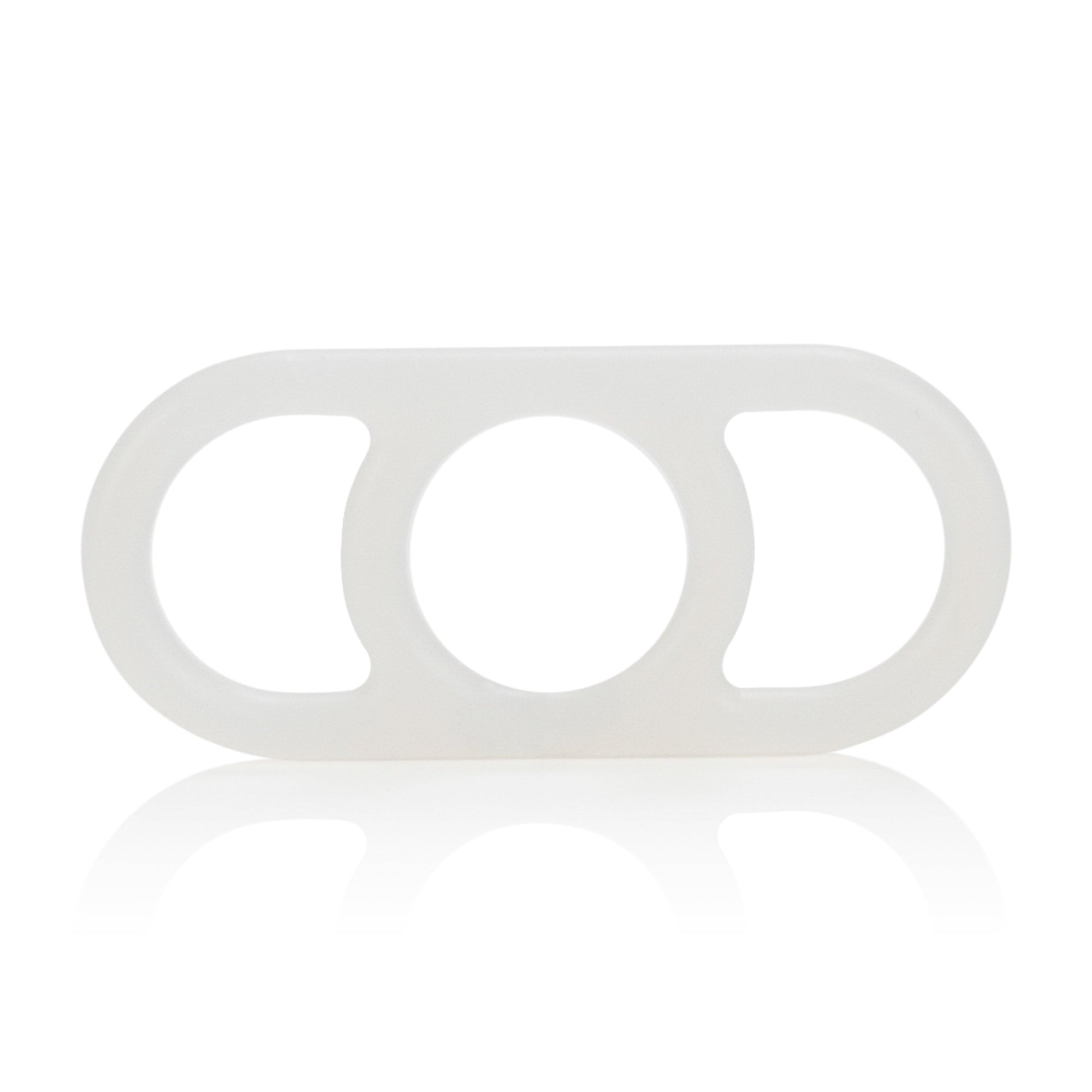 California Exotics - Commander Erection Enhancer Cock Ring (White) Rubber Cock Ring (Non Vibration) Singapore