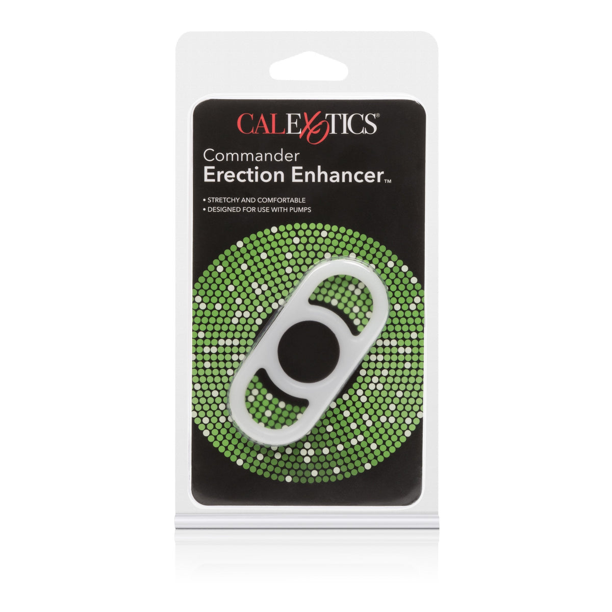 California Exotics - Commander Erection Enhancer Cock Ring (White) Rubber Cock Ring (Non Vibration) Singapore