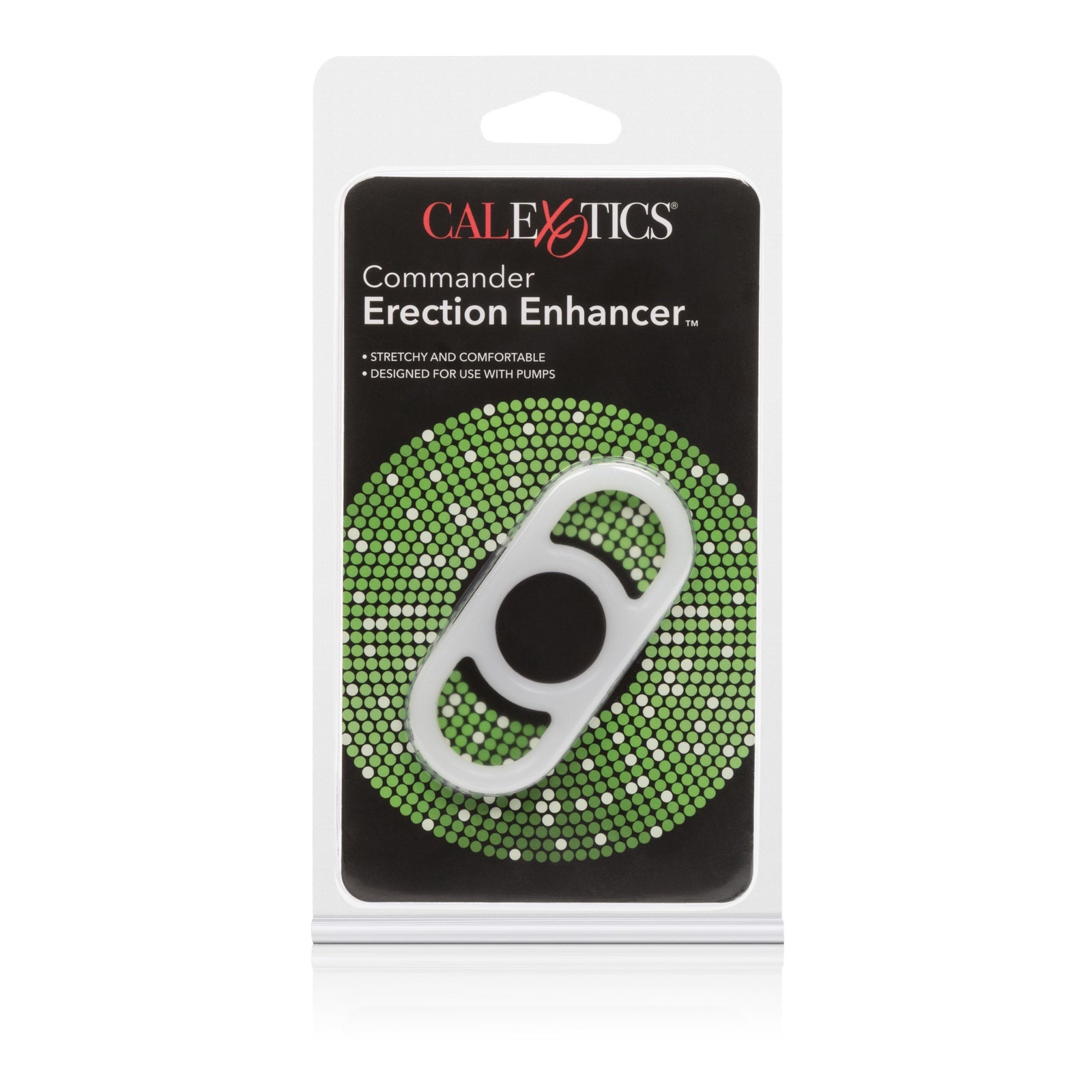 California Exotics - Commander Erection Enhancer Cock Ring (White) Rubber Cock Ring (Non Vibration) Singapore