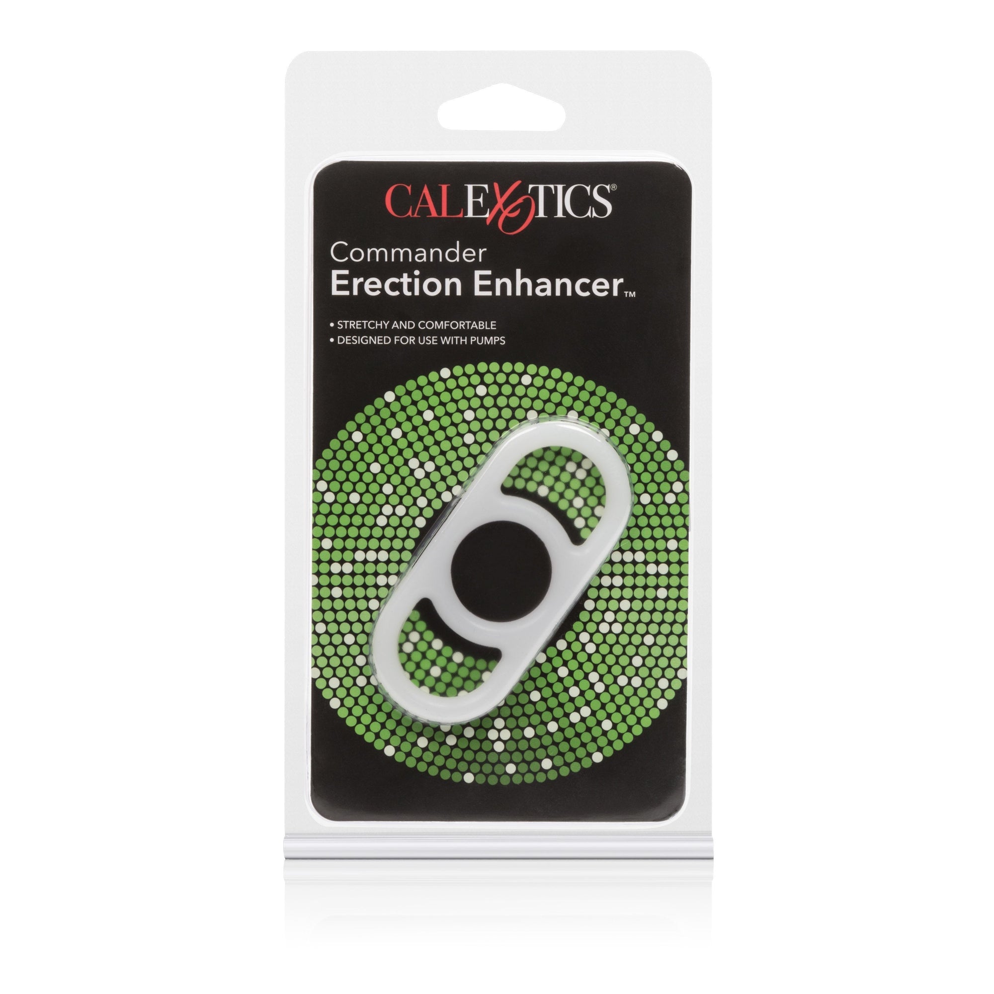 California Exotics - Commander Erection Enhancer Cock Ring (White) Rubber Cock Ring (Non Vibration) Singapore