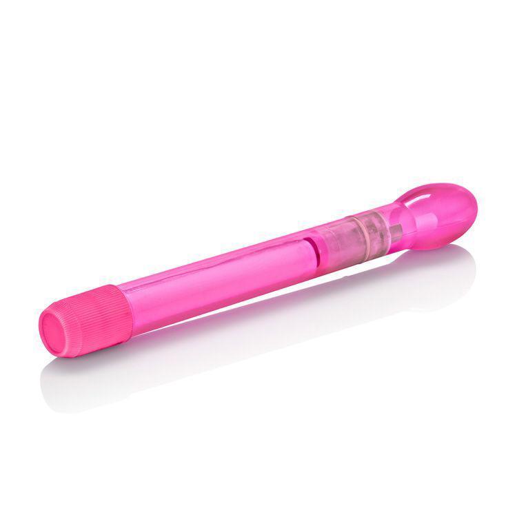 California Exotics - Slender Tulip Wand Slimline Vibrator (Pink) Non Realistic Dildo w/o suction cup (Vibration) Non Rechargeable Singapore
