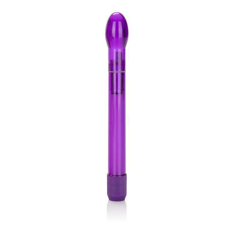 California Exotics - Slender Tulip Wand Slimline Vibrator (Purple) Non Realistic Dildo w/o suction cup (Vibration) Non Rechargeable Singapore