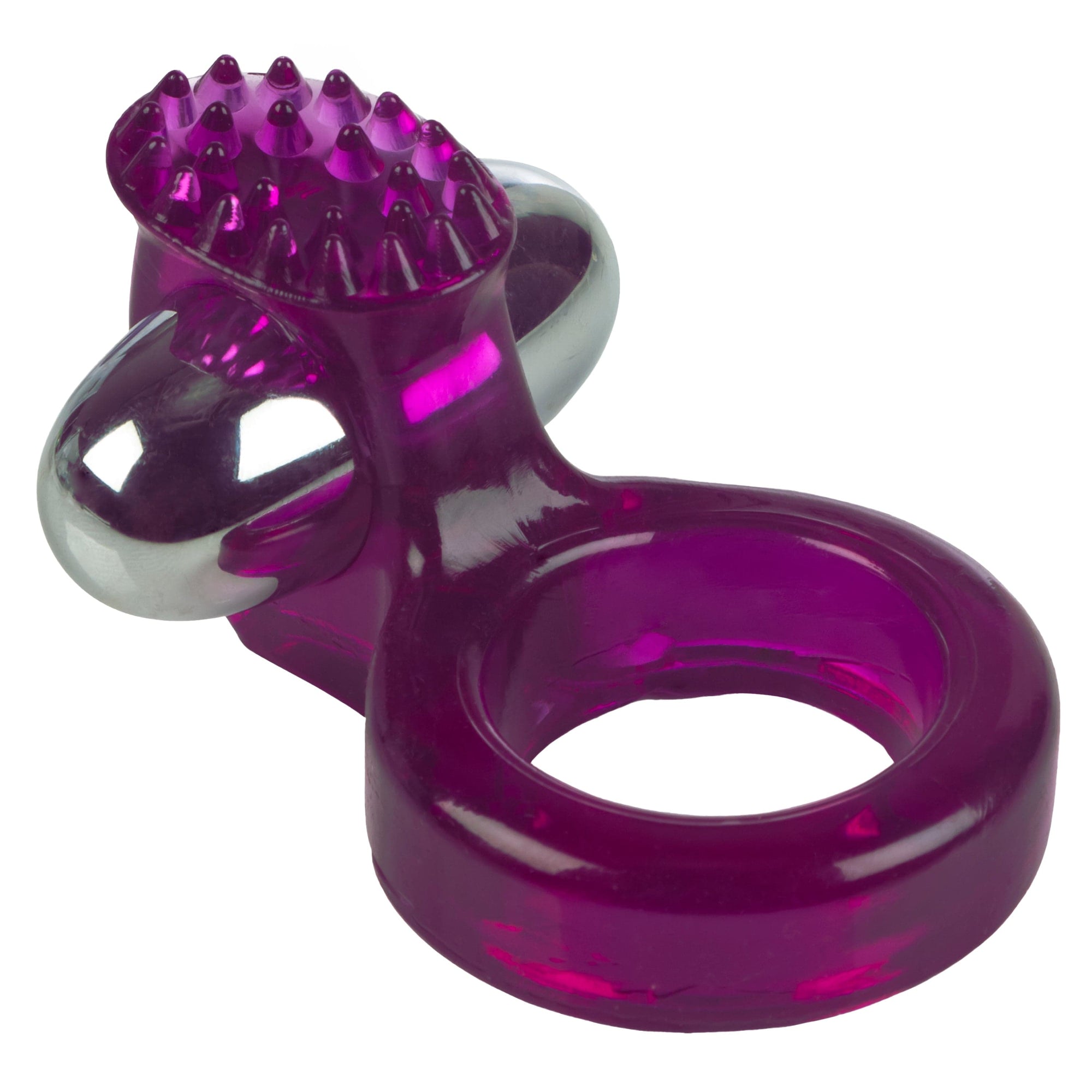 California Exotics - Ring Of Passion Remote Control Cock Ring (Purple) Remote Control Cock Ring (Vibration) Non Rechargeable 620081845 CherryAffairs