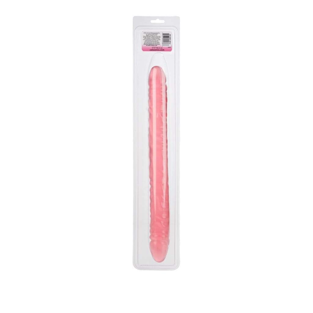 California Exotics - Translucence Veined Double Dong 17" (Pink) Double Dildo (Non Vibration) 716770022288 CherryAffairs
