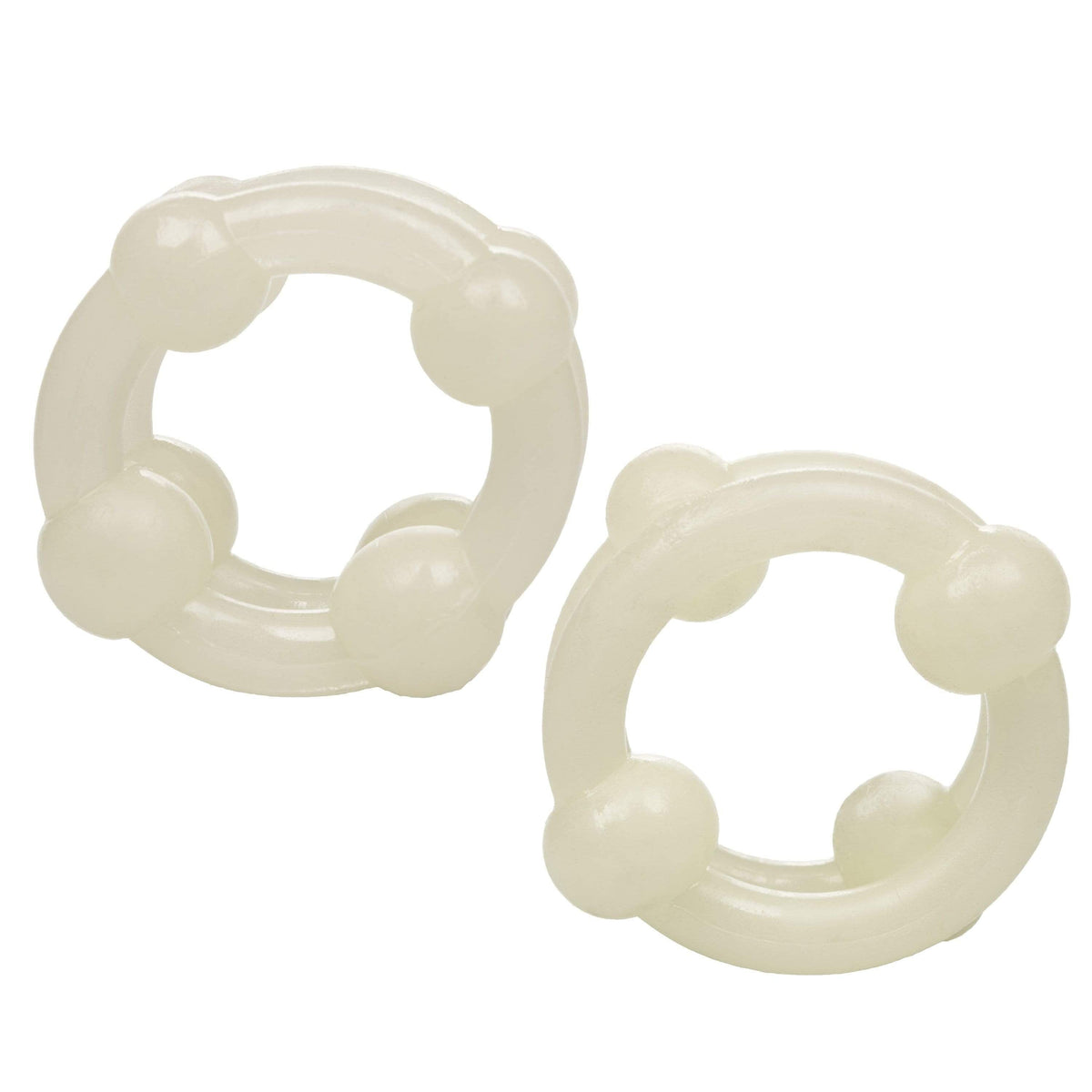 California Exotics - Island Rings Double Stacker Cock Ring (White) Cock Ring (Non Vibration) 716770022783 CherryAffairs