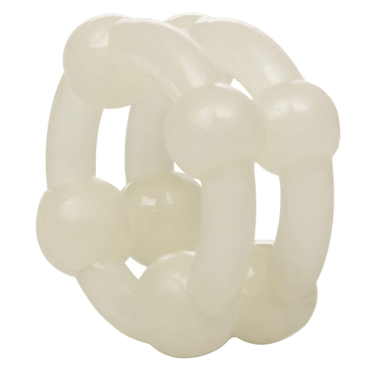 California Exotics - Island Rings Double Stacker Cock Ring (White) Cock Ring (Non Vibration) 716770022783 CherryAffairs