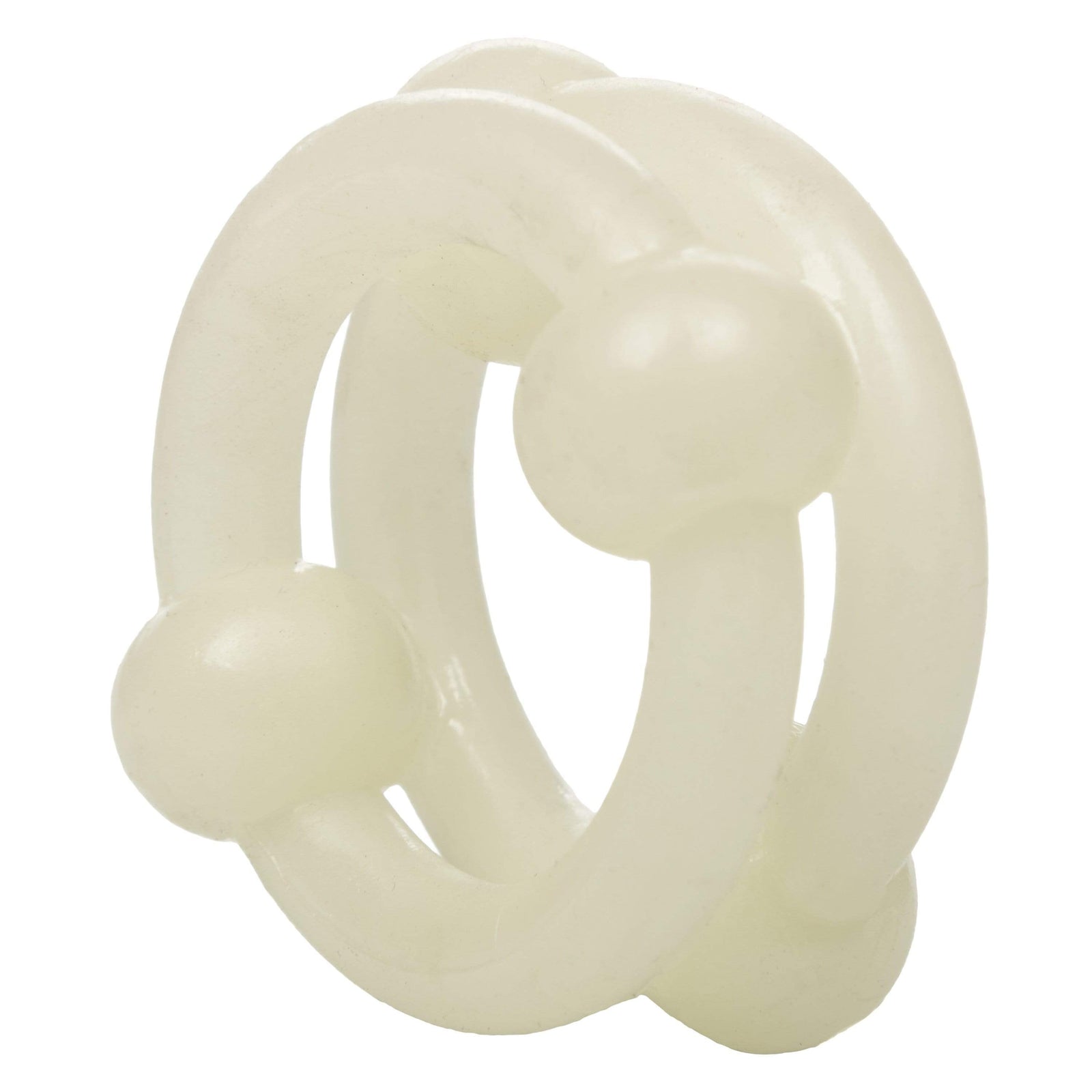 California Exotics - Island Rings Double Stacker Cock Ring (White) Cock Ring (Non Vibration) 716770022783 CherryAffairs