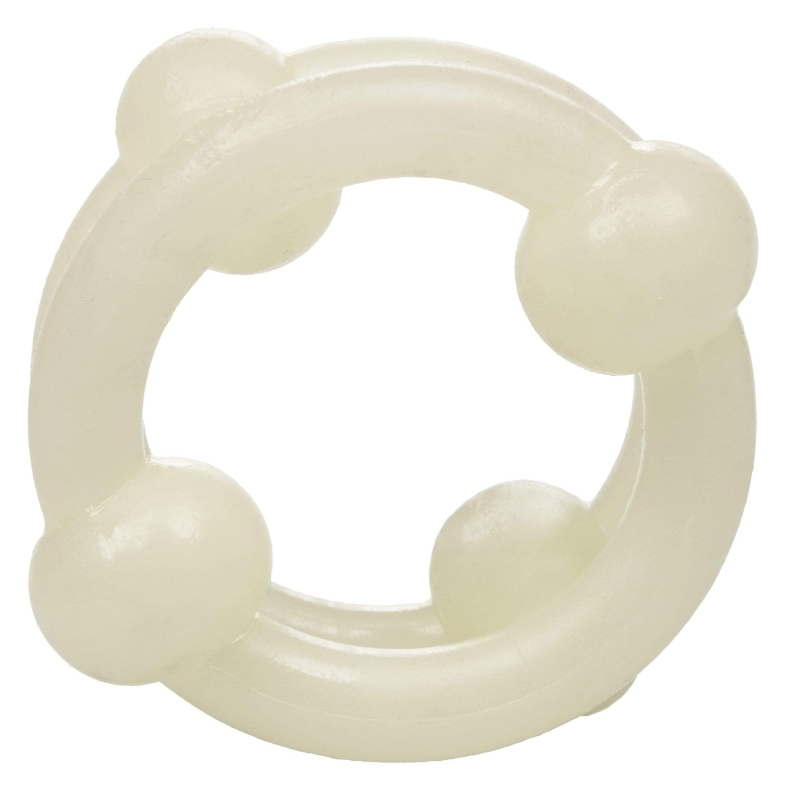California Exotics - Island Rings Double Stacker Cock Ring (White) Cock Ring (Non Vibration) 716770022783 CherryAffairs