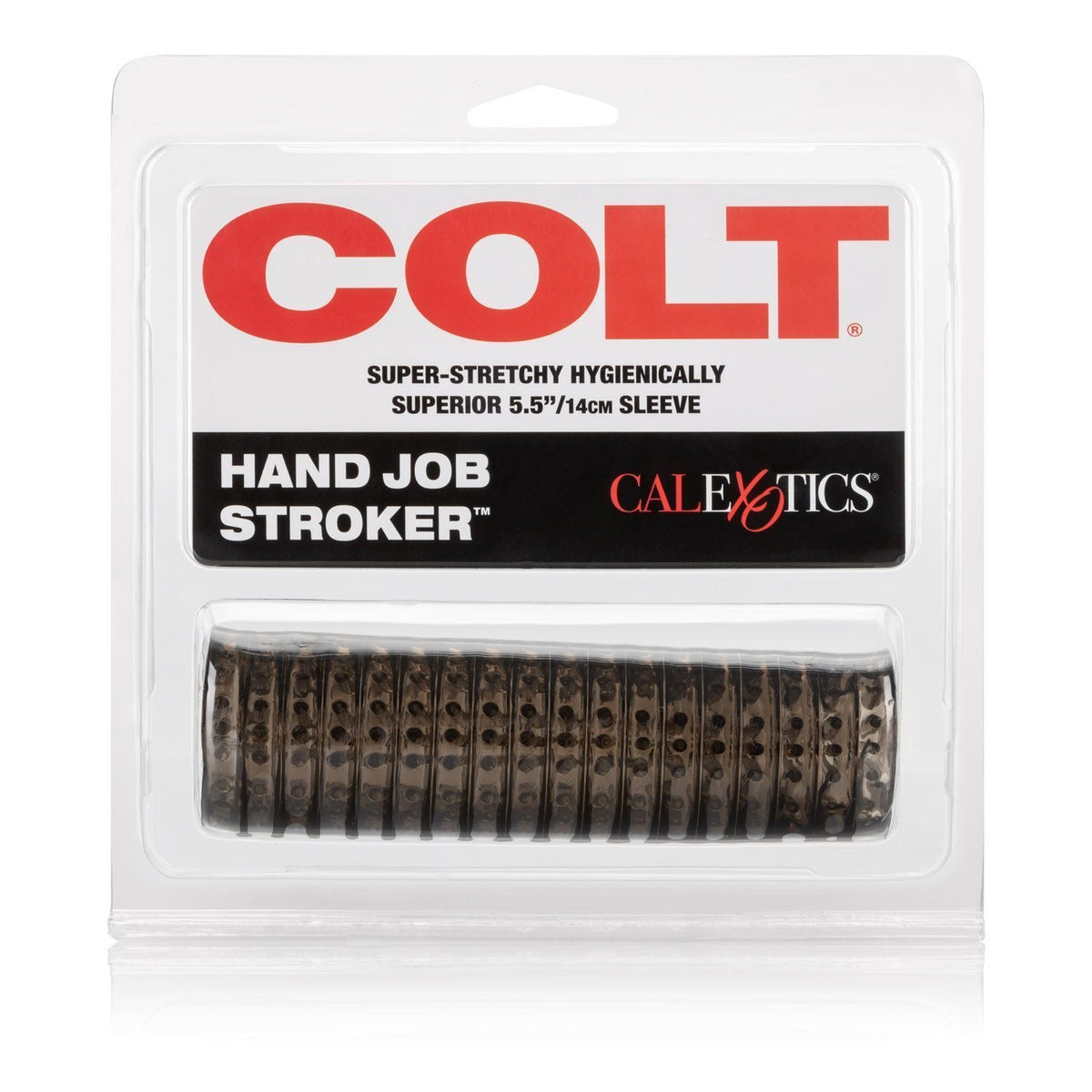 California Exotics - COLT Super Stretchy Hand Job Stroker Cock Sleeve (Black) Masturbator Soft Stroker (Non Vibration) Singapore