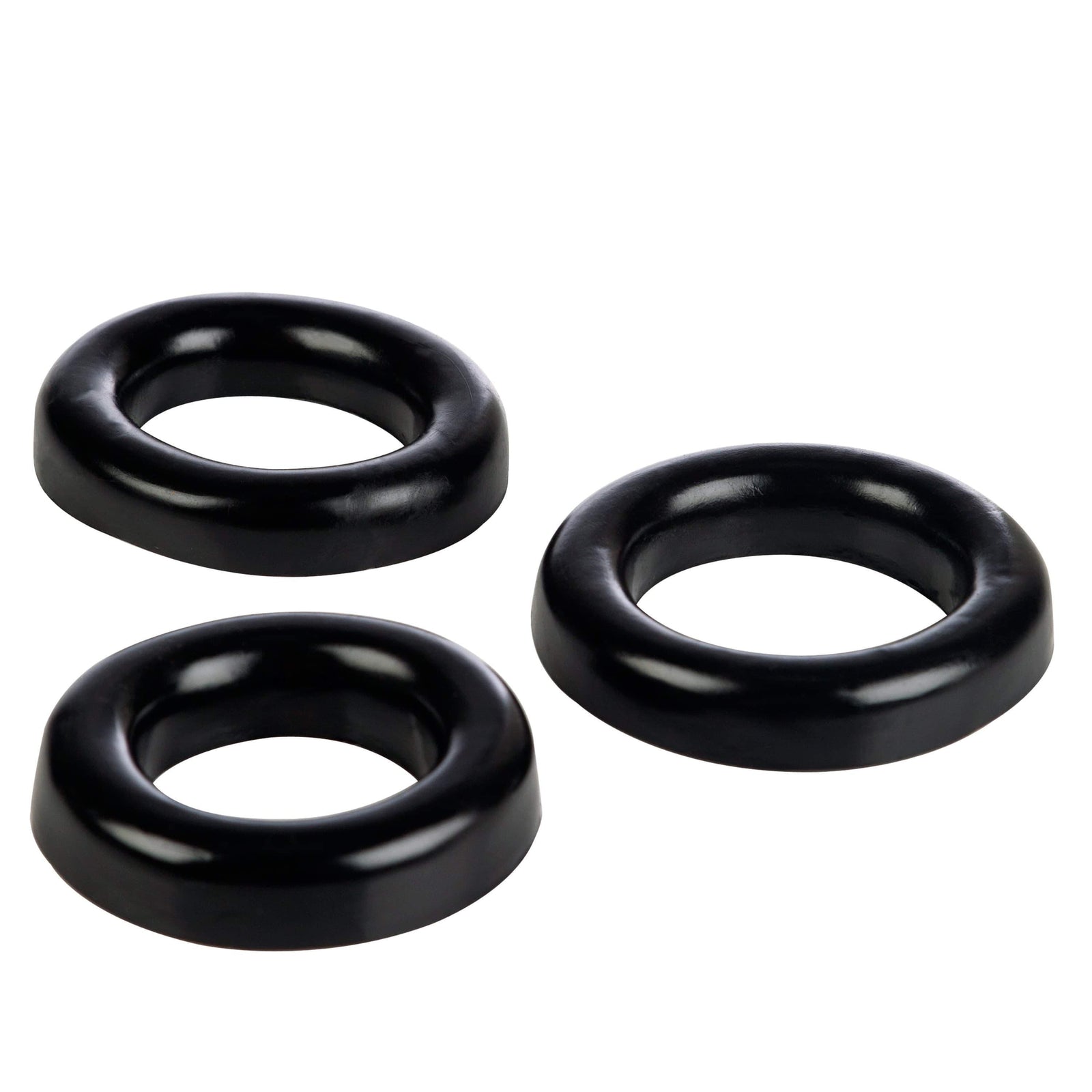 California Exotics - COLT 3 Cock Ring Set (Black) Cock Ring (Non Vibration) 716770032454 CherryAffairs