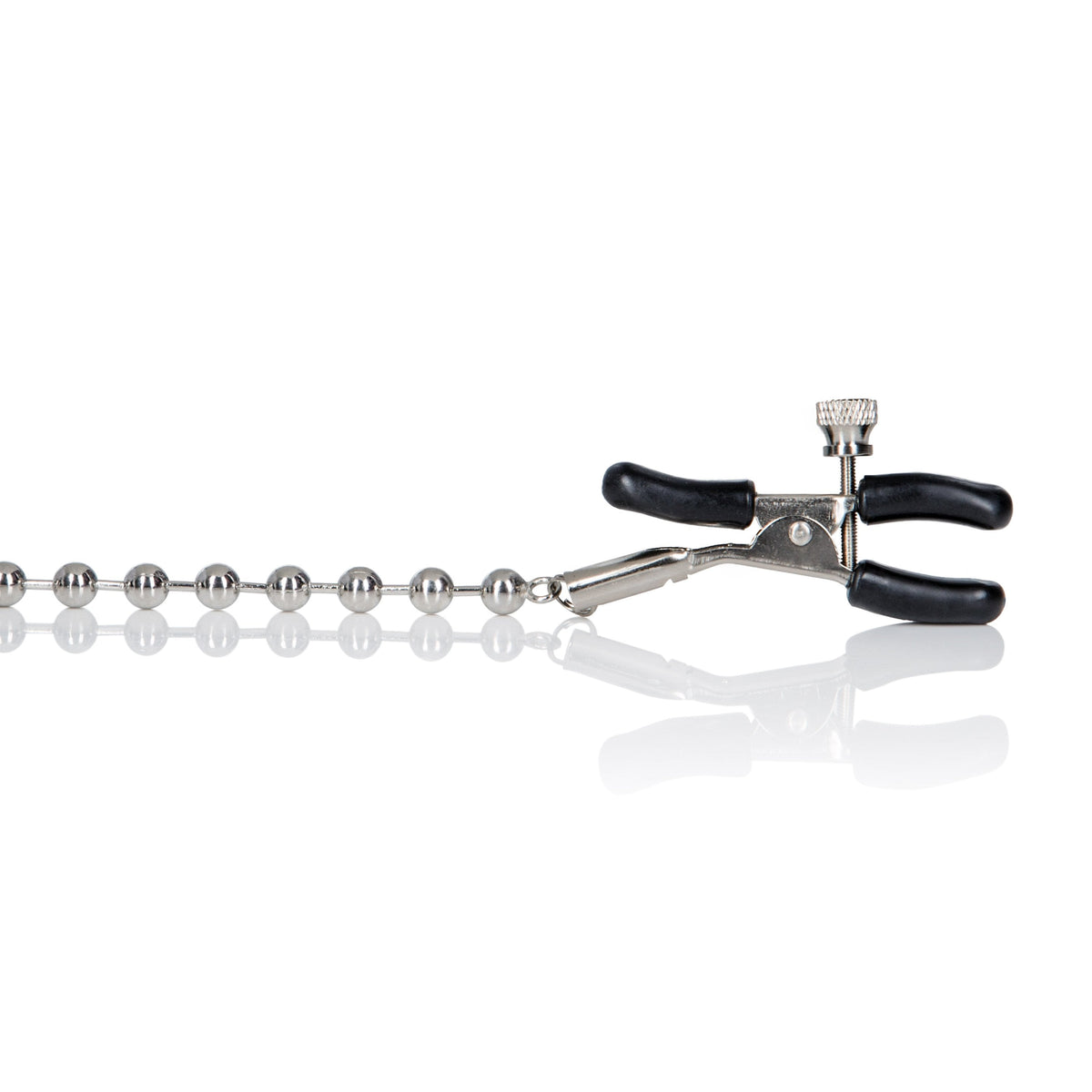 California Exotics - Nipple Play Silver Beaded Nipple Clamps (Silver) Nipple Clamps (Non Vibration) Singapore
